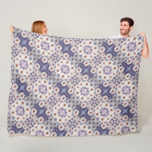 Cobertor De Velo Fleece Blanket Lavanda African Daisies