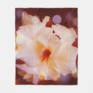 Cobertor De Velo Fleece Blanket Sword Lily Red Bokee