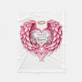 Cobertor De Velo Fleece Blanket Throw Memorial Um pedaço do meu cor