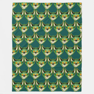 Cobertor De Velo Fleece de Gato Fluorescente