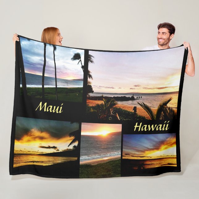 Cobertor De Velo fleece MAUI HAWAII (In Situ)