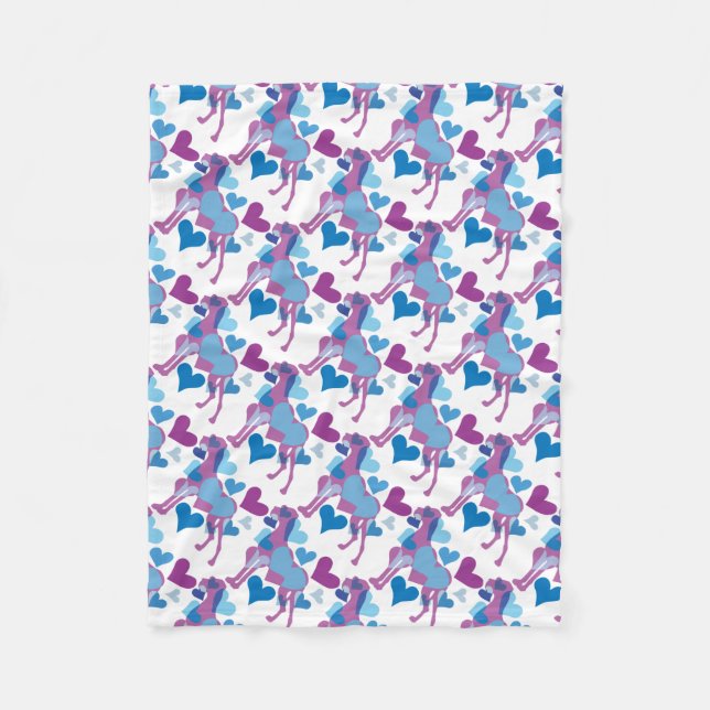 Cobertor De Velo Fleece mit Doggen (Frente)