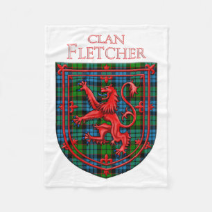 Cobertor De Velo Fletcher Tartan Scottish Xadrez Lion Rampant
