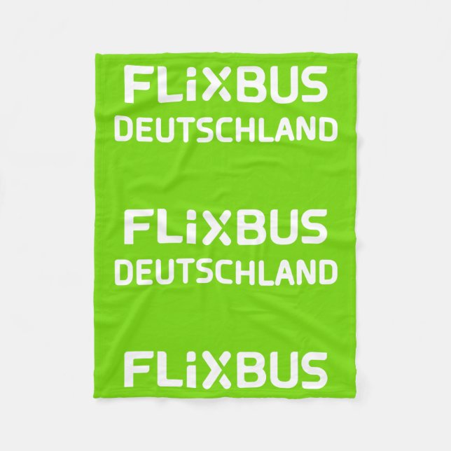 Cobertor De Velo Flixbus Throw Blanket (Frente)