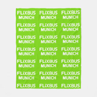 Cobertor De Velo Flixbus Throw Blanket