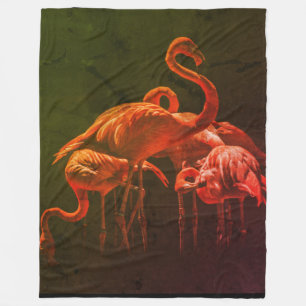 COBERTOR DE VELO FLOCK OF FLAMINGOS
