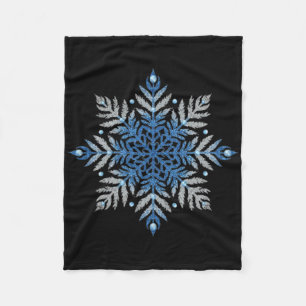 Cobertor De Velo Floco de Neve de Férias Fofo Inverno Neve Casual C