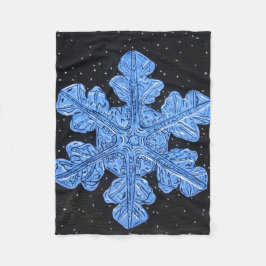 Cobertor De Velo Floco de neve Fleece Blanket