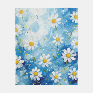 Cobertor De Velo Flor Azul