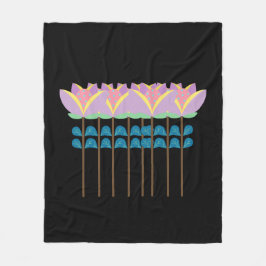 Cobertor De Velo Flor Colorida