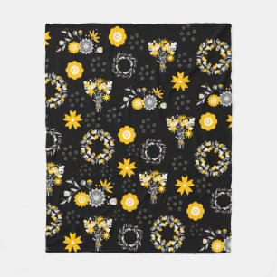 Cobertor De Velo Flor Compre Grateful, Fleece Blanket