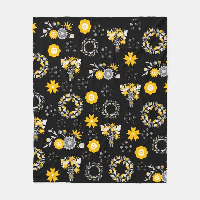 Cobertor De Velo Flor Compre Grateful, Fleece Blanket (Frente)