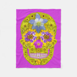 Cobertor De Velo Flor - Crânio 3