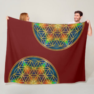 Cobertor De Velo FLOR DA VIDA - Flor frontal 1