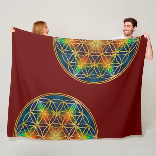 Cobertor De Velo FLOR DA VIDA - Flor frontal 1 (In Situ)