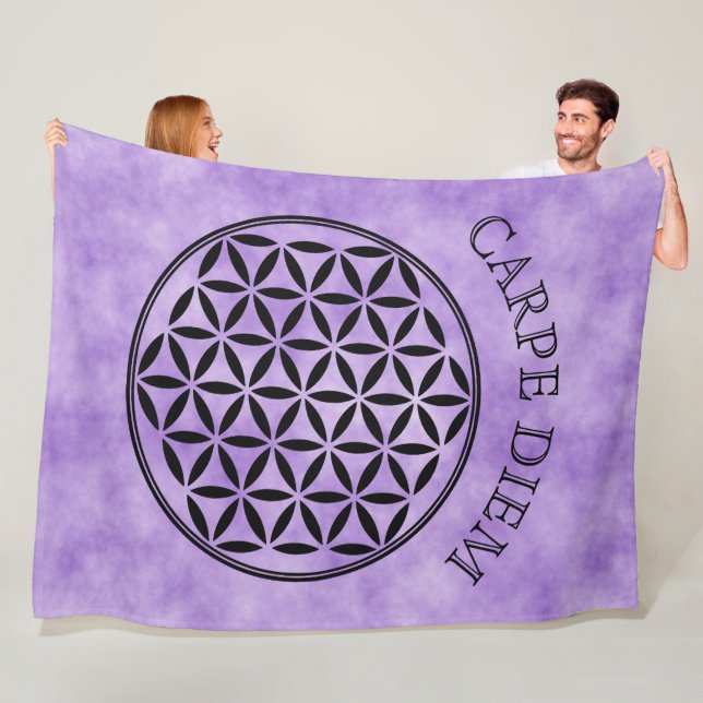 Cobertor De Velo FLOR DA VIDA - Símbolo de Geometria Sagrado cheio  (In Situ)