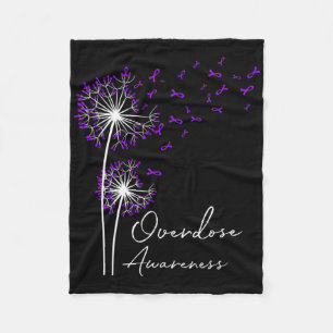 Cobertor De Velo Flor Dandelion Faith Esperança Ama Sobredosagem Ro