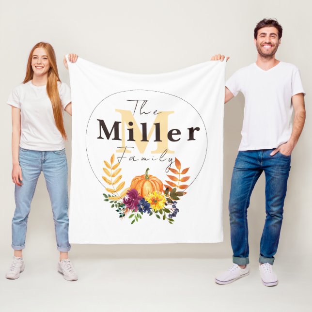 Cobertor De Velo Flor de abóbora personalizada (In Situ)