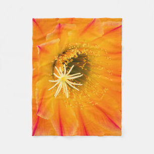 Cobertor De Velo Flor de Cactus Amarelo