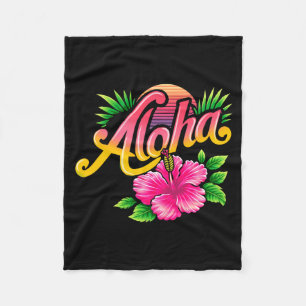 Cobertor De Velo Flor de Hibisco Aloha - Essência Floral Havaiana