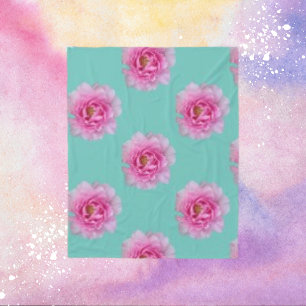 Cobertor De Velo Flor de Rosa moderno, Flor de Folha Petal