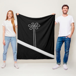 Cobertor De Velo Flor Nazca Peru Símbolo antigo do geoglifo ídolo I
