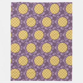 Cobertor De Velo Flor Roxo