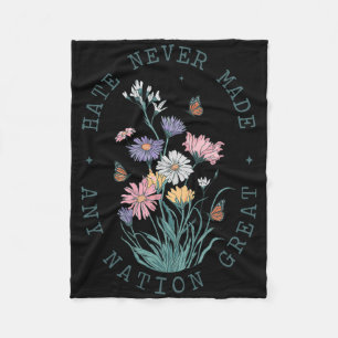 Cobertor De Velo Flor Silvestre Anti Trump