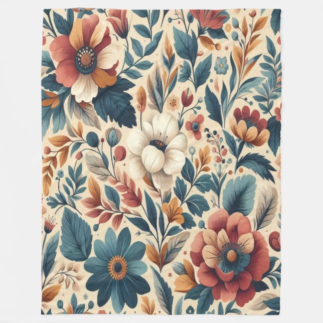 Cobertor De Velo Flora Warms  (Frente)