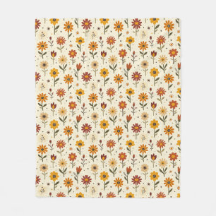 Cobertor De Velo Florais Boho