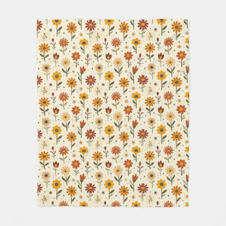 Cobertor De Velo Florais Boho