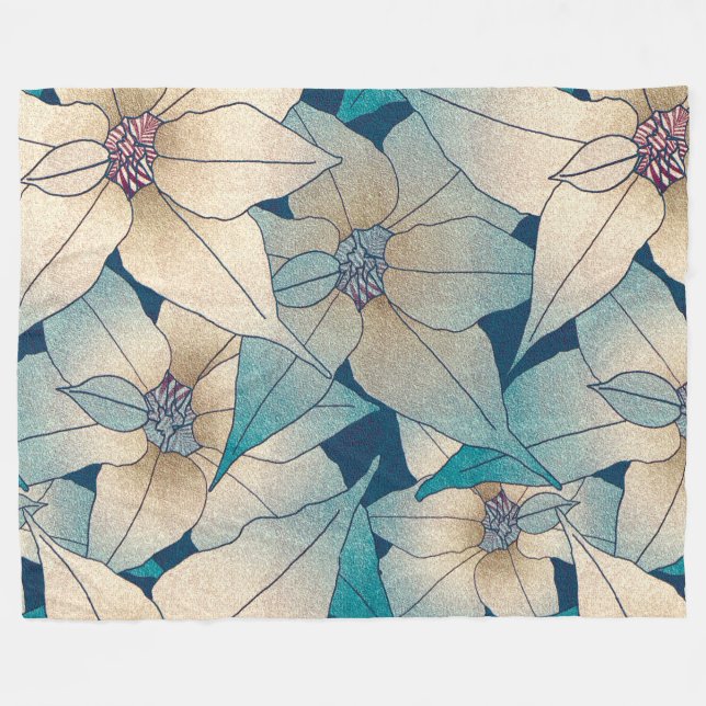 Cobertor De Velo Floral (Frente (Horizontal))