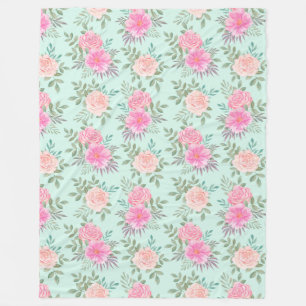 Cobertor De Velo Floral