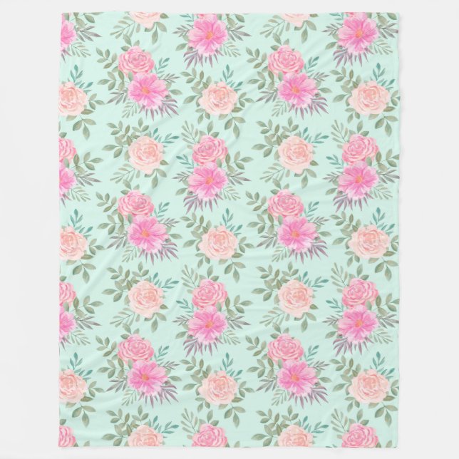 Cobertor De Velo Floral (Frente)