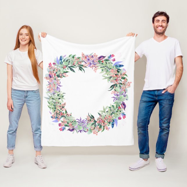 Cobertor De Velo Floral Berries Wreath (In Situ)