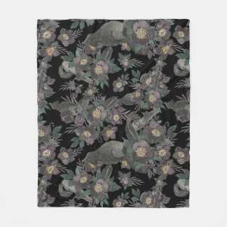 Cobertor De Velo Floral Cozy Blanket