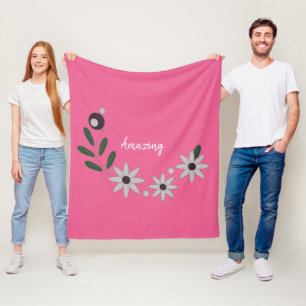 Cobertor De Velo Floral de Verão Chic Moderno