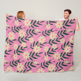 Cobertor De Velo Floral Elegante Moderno