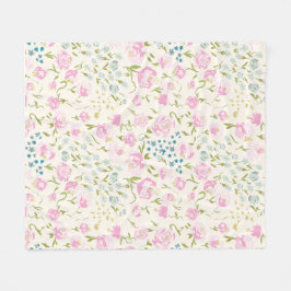 Cobertor De Velo Floral Heaven Fleece Blanket