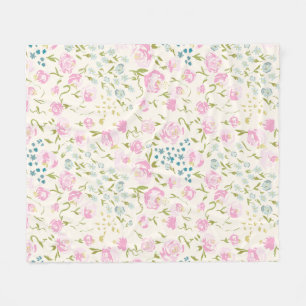 Cobertor De Velo Floral Heaven Fleece Blanket