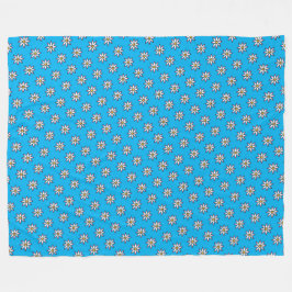 Cobertor De Velo Floral KiniArt Fleece Blanket