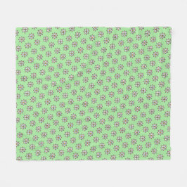 Cobertor De Velo Floral KiniArt Fleece Blanket