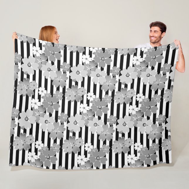 Cobertor De Velo Floral, listrado (In Situ)