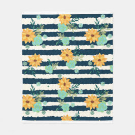 Cobertor De Velo Flores