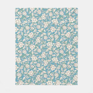 Cobertor De Velo Flores amarelas e azuis