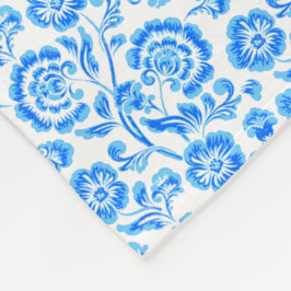 Cobertor De Velo Flores Azuis