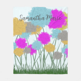 Cobertor De Velo Flores bonito