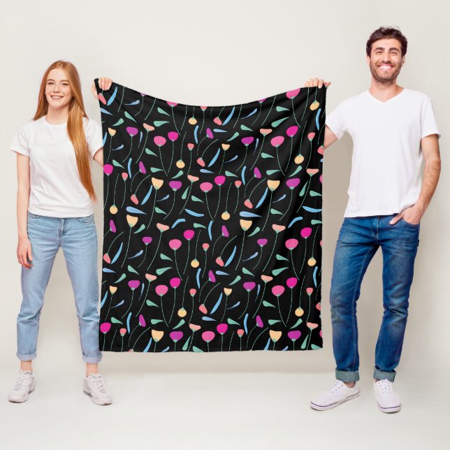 Cobertor De Velo Flores Coloridas (In Situ)