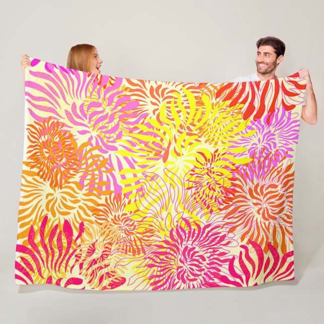 Cobertor De Velo Flores Coloridas da primavera (In Situ)