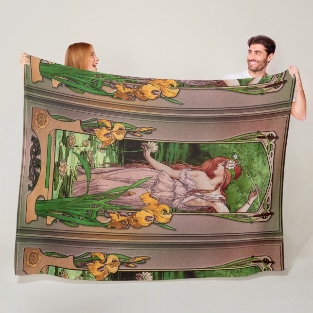 Cobertor De Velo Flores de Água por Elizabeth Sonrel (In Situ)